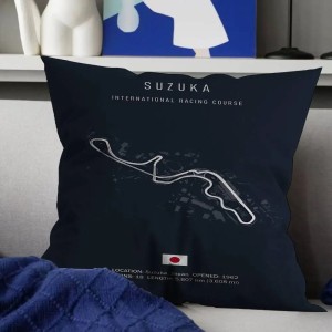 Poszewka na Poduszkę F1 Dekoracyjna Poszewka Dwustronna Pluszowa 