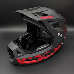 Kask Rowerowy MTB Full Face z Odpinaną Szczęką Downhill Enduro 56-61cm  Certyfikat CE 