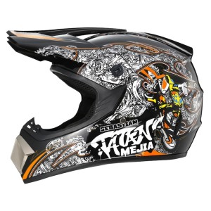 Lekki Kask Motocrossowy Full Face DOT – Cross, Enduro, MTB Downhill – Unisex 