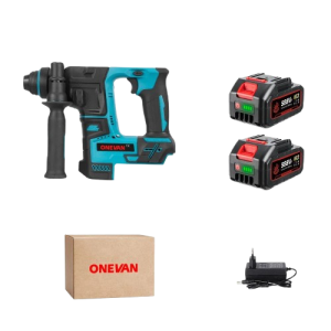 Młotowiertarka Akumulatorowa 2500W Silnik Bezszczotkowy 2x Akumulator + Ładowarka Zestaw Kompatybilny z Makita 18V 