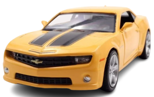 Zabawka dla dzieci auto Model samochodu CHEVROLET CAMARO żółty skala 1:36   