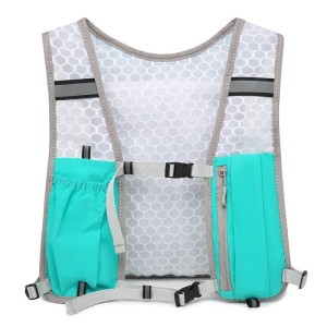 Lekka Kamizelka do Biegania Hydracyjna z Odblaskami – Plecak Biegowy na Maraton i Trekking Regulowana, Oddychająca 