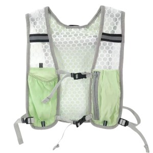 Lekka Kamizelka do Biegania Hydracyjna z Odblaskami – Plecak Biegowy na Maraton i Trekking Regulowana, Oddychająca 