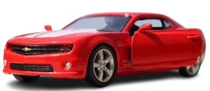Zabawka dla dzieci auto Model samochodu CHEVROLET CAMARO czerwony skala 1:36    