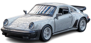 Zabawka dla dzieci auto Model samochodu PORSCHE 911 szare skala 1:36     
