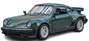 Zabawka dla dzieci auto Model samochodu PORSCHE 911 zielone skala 1:36      