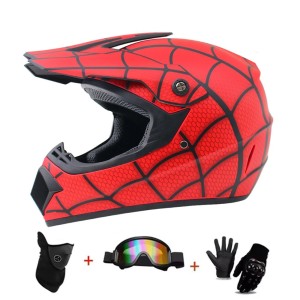 Zestaw Kask Motocrossowy Full Face DOT – Cross, Enduro, MTB Downhill – Unisex 