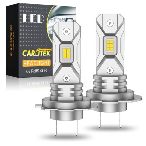 Żarówki LED H7 CARLITEK 22000LM 100W 6000K CANBUS 1:1 Bezwentylatorowe 2 szt.
