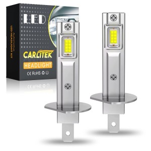Żarówki LED H1 CARLITEK 22000LM 100W 6000K CANBUS 1:1 Bezwentylatorowe 2 szt.