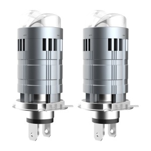 Żarówki LED H4 z Soczewką BULLVISION 6000K CANBUS 3.0 Projektor Mini 2 szt.