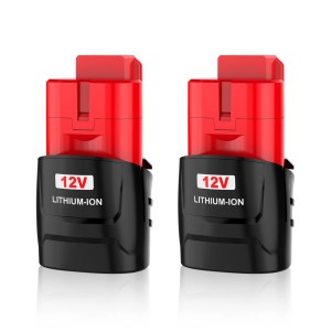 Zestaw 2 Baterii do Milwaukee M12 C12 12V 3.5Ah Li-Ion – Akumulatory Zamienne (2szt.)