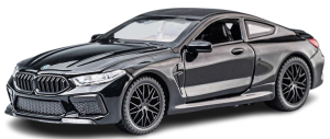 Zabawka dla dzieci auto Model samochodu BMW M8 czarne skala 1:32
