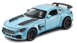 Zabawka dla dzieci auto Model samochodu MERCEDES-BENZ AMG GT niebieski skala 1:32